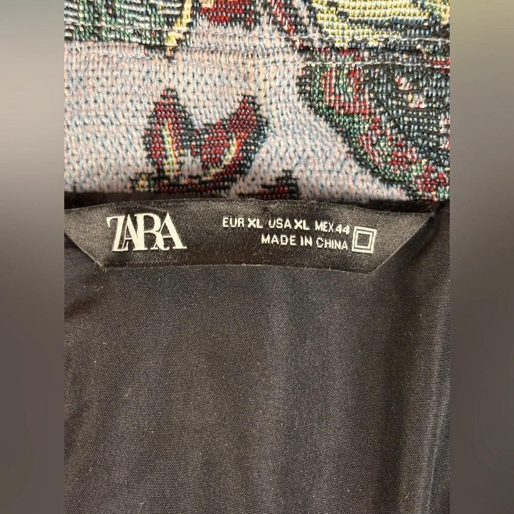 Zara Men’s Floral Jacquard Jacket XL
